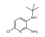 6-氯-N3-(1,1-二甲基乙基)-2,3-吡啶二胺 结构式