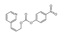 Carbonic acid, 4-nitrophenyl 3-(3-pyridinyl)-2-propenyl ester 结构式