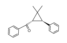 Methanone, [(1R,3R)-2,2-dimethyl-3-phenylcyclopropyl]phenyl-, rel- 结构式