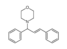 Morpholine, 4-[(2E)-1,3-diphenyl-2-propen-1-yl]- 结构式