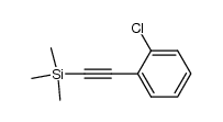 1-氯-2-[2-(三甲基硅基)乙炔基]苯 结构式