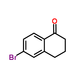 6-溴-1-四氢萘酮 结构式