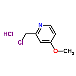 2-氯甲基-4-甲氧基吡啶盐酸盐 结构式