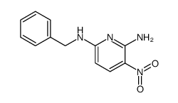2-氨基-6-(苄氨基)-3-硝基吡啶 结构式