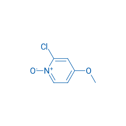 2-氯-4-甲氧基吡啶氮氧化物 结构式