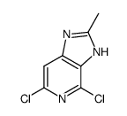 4,6-二氯-2-甲基-3H-咪唑并[4,5-c]吡啶 结构式