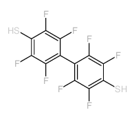 2,2,3,3,5,5,6,6-八氟[1,1-联苯]-4,4-二硫醇 结构式