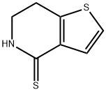 6,7-二氢噻吩并[3,2-C]吡啶-4(5H)-硫酮 结构式