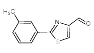 2-间甲苯-噻唑-4-甲醛 结构式