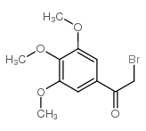 2-溴-1-(3,4,5-三甲氧基苯基)乙酮 结构式