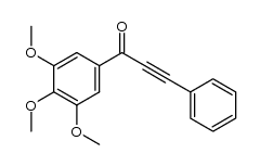 2-Propyn-1-one, 3-phenyl-1-(3,4,5-trimethoxyphenyl)- 结构式