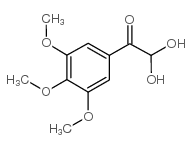 3,4,5-三甲氧基苯基乙二醛水合物 结构式
