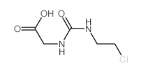 2-(2-氯乙基氨基甲酰基氨基)乙酸 结构式