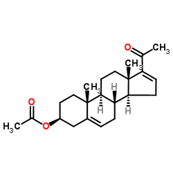 醋酸妊娠双烯醇酮 结构式