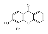 4-溴-3-羟基-9H-占吨-9-酮 结构式