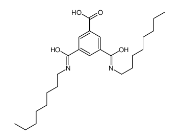 3,5-二(辛基氨基甲酰基)苯甲酸 结构式
