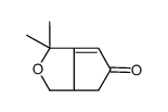 1H-Cyclopenta[c]furan-5(3H)-one, 3a,4-dihydro-1,1-dimethyl- 结构式