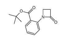 2-(2-氧代氮杂环丁-1-基)苯甲酸叔丁酯 结构式