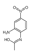 N-(2-氨基-4-硝苯基)乙酰胺 结构式