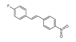 1-氟-4-[2-(4-硝基苯基)乙烯基]苯 结构式
