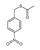 S-[(4-硝基苯基)甲基]硫代乙酸酯 结构式