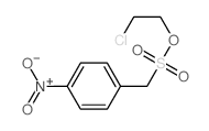 4-硝基苯甲磺酸-2-氯乙酯 结构式
