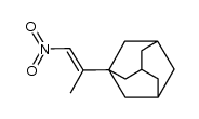 Tricyclo[3.3.1.13,7]decane, 1-(1-methyl-2-nitroethenyl)- 结构式