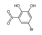 5-溴-3-硝基苯-1,2-二醇 结构式
