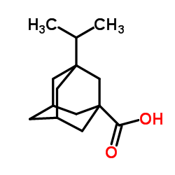 3-异丙基-1-金刚烷甲酸 结构式