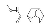 N-甲氧基-1-金刚烷甲酰胺 结构式
