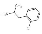 1-(2-氯苯基)-2-丙胺 结构式