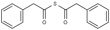 Benzeneethanethioic acid, 1,1'-anhydrosulfide 结构式