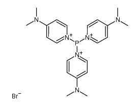 1,1',1''-次膦酰基三[4-(二甲氨基)]吡啶鎓三溴化物 结构式