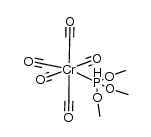 Chromium, pentacarbonyl(trimethyl phosphite-κP)-, (OC-6-22)- 结构式
