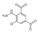 Hydrazine, (2-chloro-4,6-dinitrophenyl)- 结构式