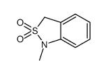 1-甲基-1,3-二氢苯并[c]异噻唑 2,2-二氧化物 结构式