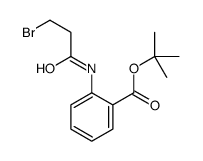 2-[(3-溴-1-氧代丙基)氨基]苯甲酸-1,1-二甲基乙酯 结构式
