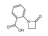 2-(2-氧代-1-氮杂环丁基)苯甲酸 结构式