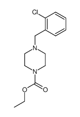 4-(2-氯苄基)-1-哌嗪羧酸乙酯 结构式