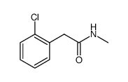 2-(2-氯苯基)-N-甲基乙酰胺 结构式