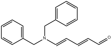 (2E,4E)-5-[双(苯甲基)氨基]-2,4-戊二烯醛 结构式