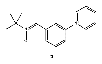 Pyridinium, 1-[3-[[(1,1-dimethylethyl)oxidoimino]methyl]phenyl]-, chloride (1:1) 结构式