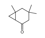 4,4,6-三甲基双环[4.1.0]庚-2-酮 结构式