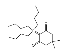 5,5-二甲基-2-(三丁基膦亚基)-1,3-环己二酮 结构式