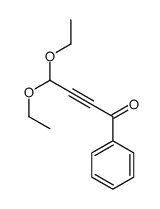 4,4-二乙氧基-1-苯基-2-丁炔-1-酮 结构式