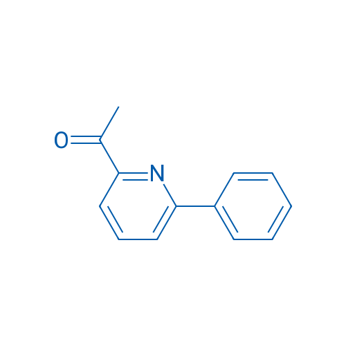 2-乙酰基-6-苯基吡啶 结构式