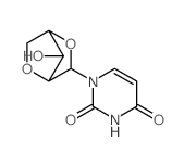 2,4(1H,3H)-Pyrimidinedione, 1-(2,5-anhydro-β-D-arabinofuranosyl)- (9CI) 结构式