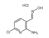 2-氨基-6-氯吡啶-3-甲醛肟盐酸盐 结构式