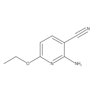 2-氨基-6-乙氧基-3-吡啶甲腈 结构式