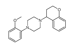1-chroman-4-yl-4-(2-methoxyphenyl)piperazine 结构式